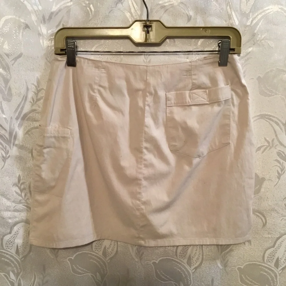 Express Creme Tan Mini Skirt